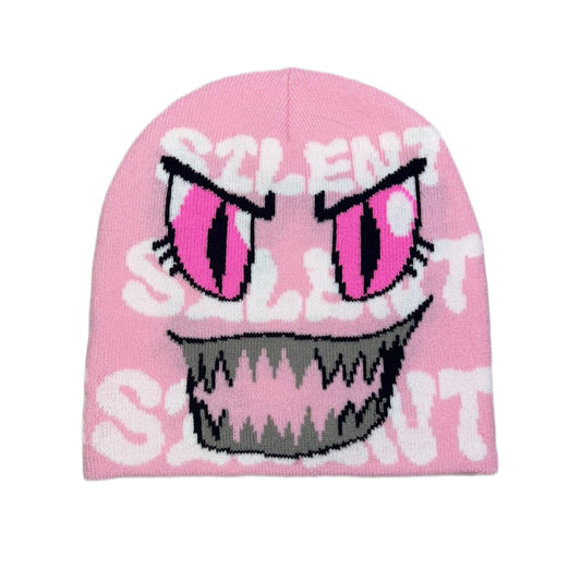 Silent Dreams Pink Beanie Sweet Scare